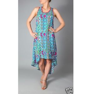 NWT 100% SILK TOLANI “Nikki” Maxi high-lo dress ✨